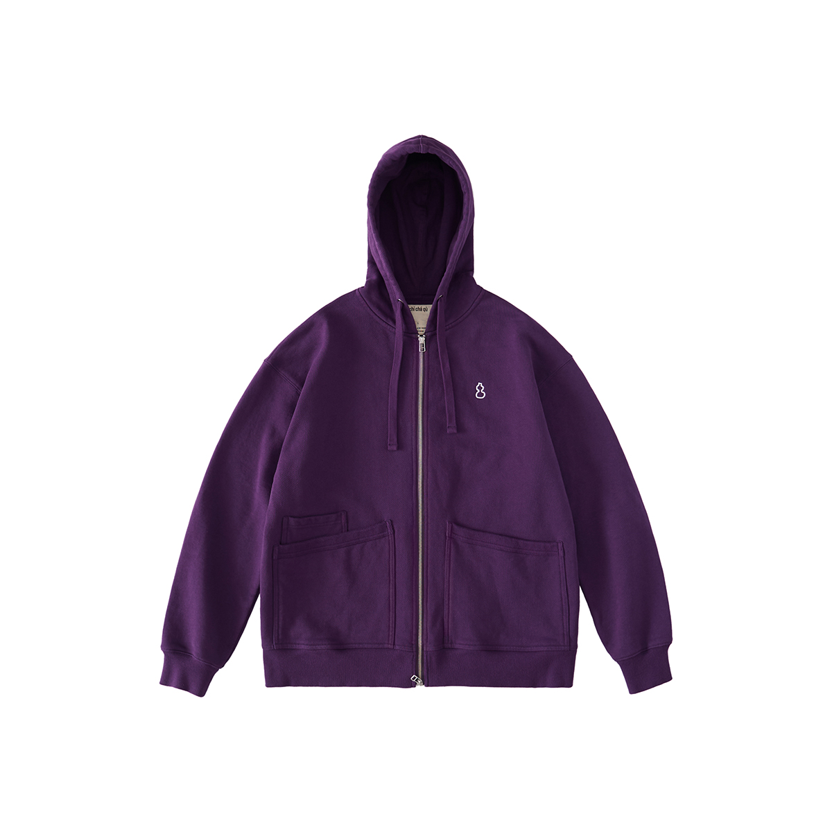 吃茶去chichaqu重磅带帽拉链卫衣