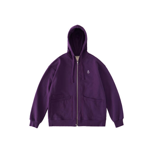 吃茶去chichaqu重磅带帽拉链卫衣 商品图0