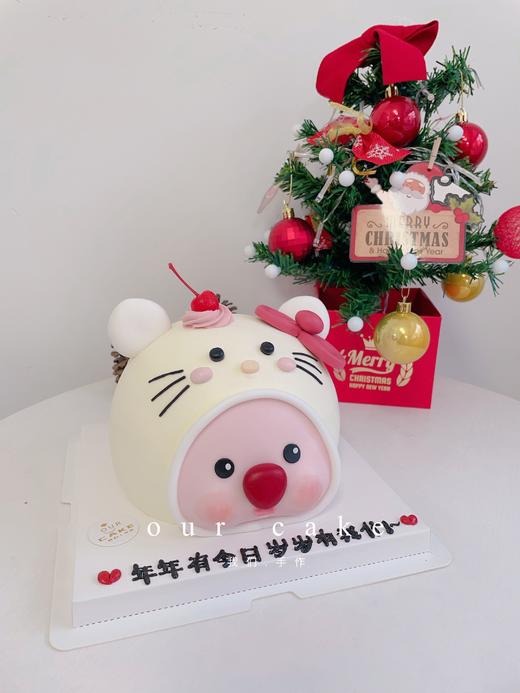 小海狸loopy草莓熊合体版卡通蛋糕-低糖处理无添加 商品图5