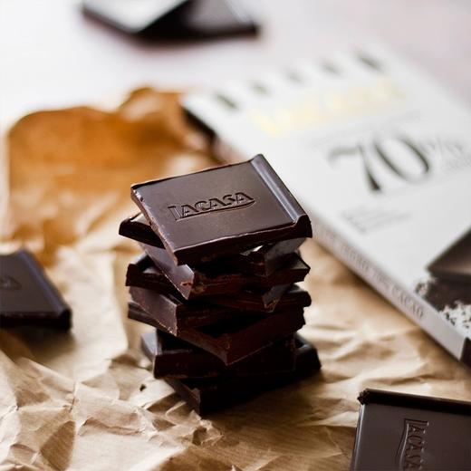西班牙乐卡莎70%/85%/92%可可黑巧克力100g 口感细腻丝滑香醇纯粹的巧克力口感 044252/044248/044868 商品图2