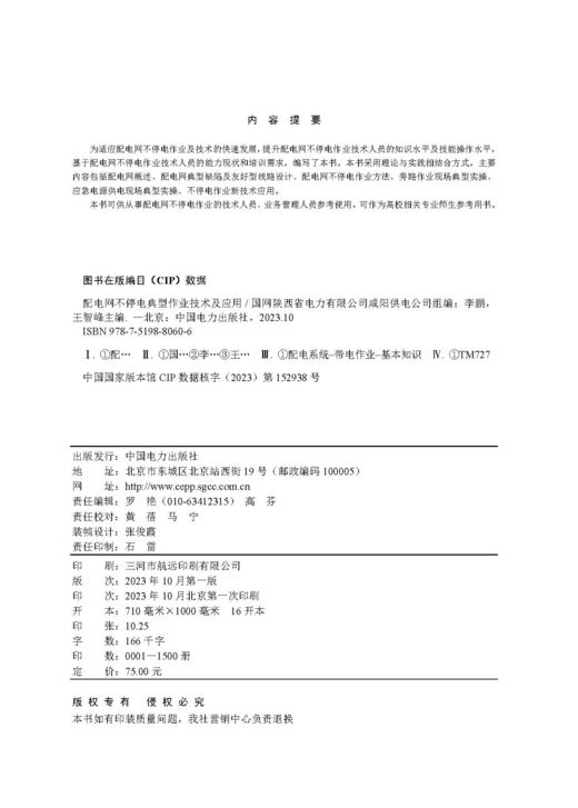 配电网不停电典型作业技术及应用 商品图3