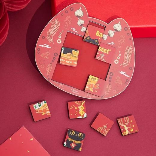 大英博物馆 盖亚·安德森猫和她的朋友们系列 萌猫新年华容道冰箱贴 商品图2