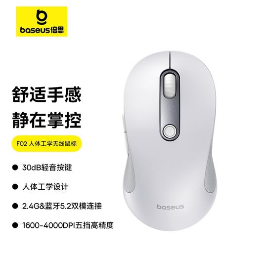 倍思 F02 人体工学 无线鼠标（五号电池*1）蜡笔小新联名版 商品图1