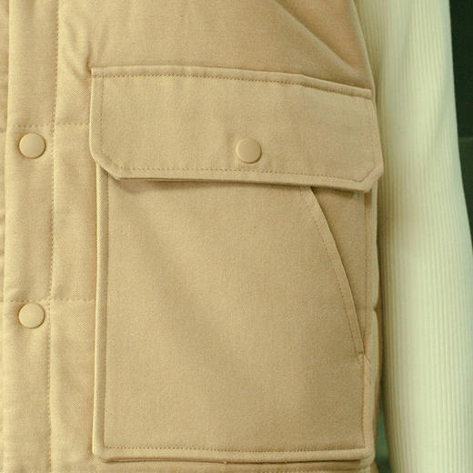 有机棉马甲(棕色) 100%棉| 公平贸易*Organic cotton Vest (brown) 100% cotton| Fair-trade 商品图5