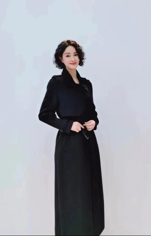 D6074       气质高端时尚修身显瘦双面羊绒大衣外套 商品图6