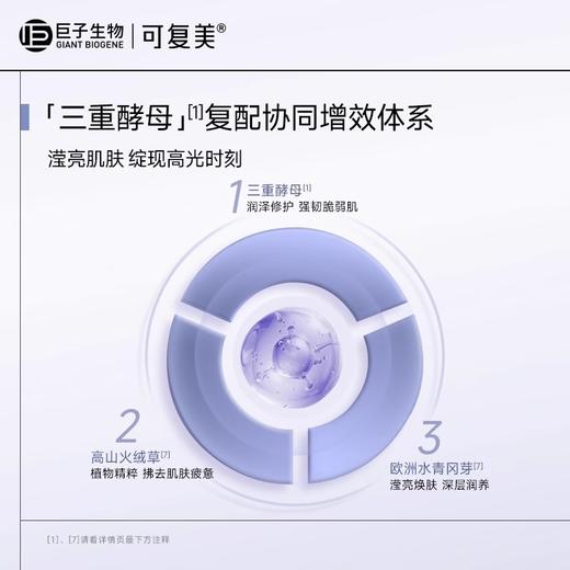 【打包链接】可复美三重酵母精萃面膜补水保湿修护男女贴片面膜1片 商品图4