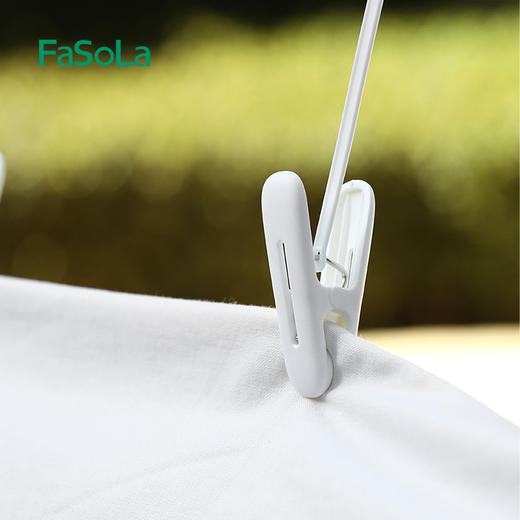 FaSoLa塑料衣夹晾晒晾衣服夹子晾衣架小号防风固定多功能晾衣夹家用 商品图8