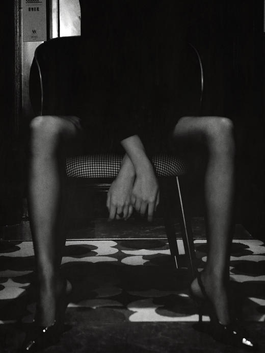 She Wang｜玛德琳007 [ 5D 黑色连体吊带袜 ] 商品图6