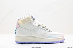 耐克Nike Air Force 1空军一号高帮休闲运动板鞋CO4810-111女鞋