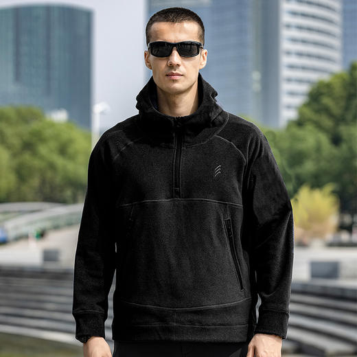 鹰爪Polartec保暖透气P300连帽抓绒衣 商品图5