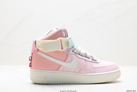 耐克Nike Air Force 1空军一号高帮休闲运动板鞋CO4810-111女鞋