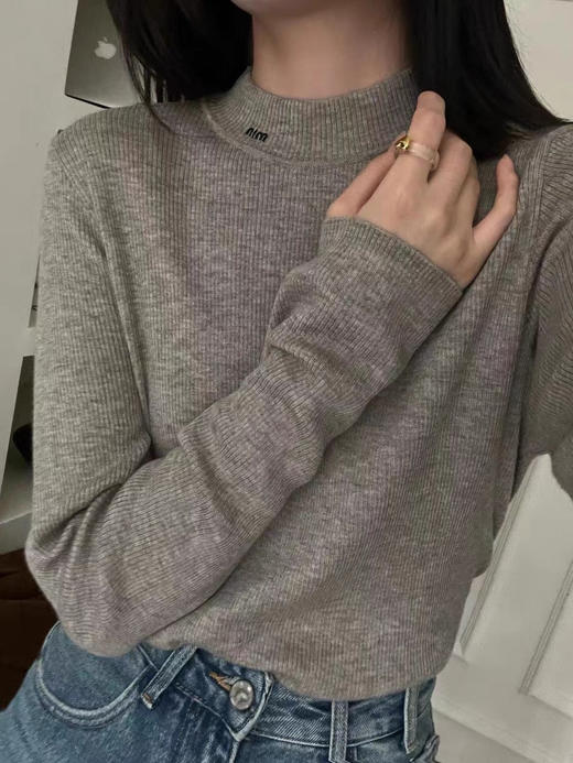 美丽诺中领打底衫 商品图2