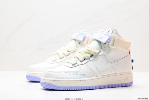 耐克Nike Air Force 1空军一号高帮休闲运动板鞋CO4810-111女鞋 商品图3