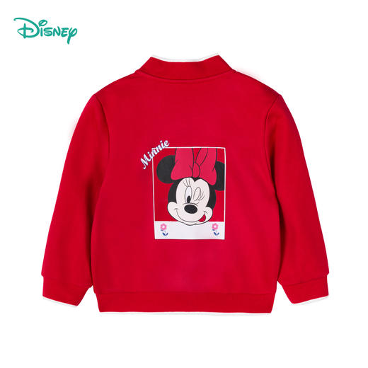 迪士尼童装女童米妮夹克外套中大童春秋季可爱米妮卡通上衣洋气潮211DS0125 商品图6