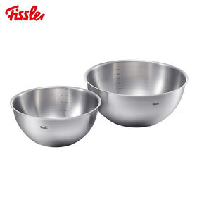 【家居】菲仕乐（Fissler）全不锈钢果蔬篮两件组(20,24cm)