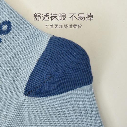 洁丽雅5双装童袜中筒袜子儿童袜新疆棉可爱印花亲肤柔软袜子韩系 商品图3