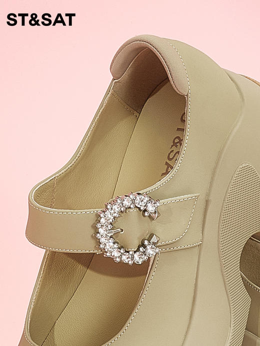 星期六水钻装饰厚底玛丽珍鞋SS33111105 商品图4