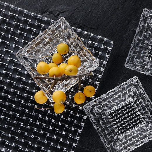 【样品特惠，仅1套无原包装，无货退款】德国进口水晶玻璃水果盘果斗沙拉盘干果碗盘果斗零食果碗套装 商品图4