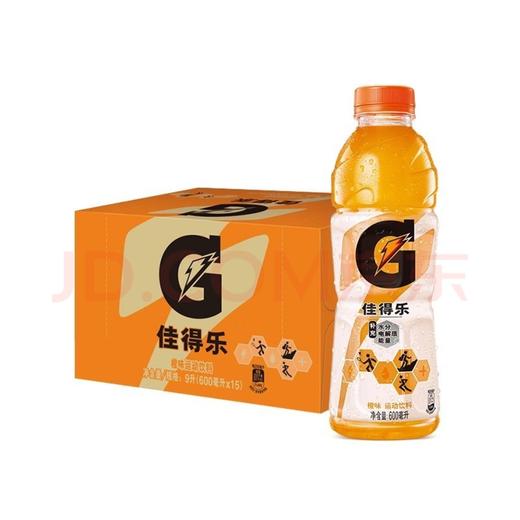 佳得乐橙味运动饮料600ml*15瓶 商品图0