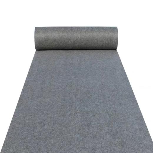 灰色地毯一次性1.5米宽拉绒无纺布毯1米/份 商用展会舞台办公卧室客厅隔音耐脏大面积满铺宽 商品图2