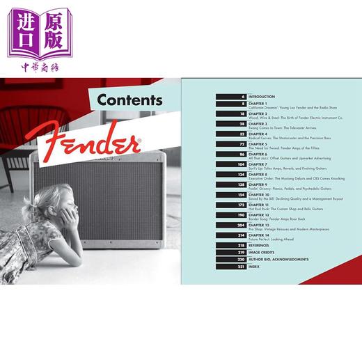 预售 【中商原版】Fender: The Official Illustrated History 进口艺术 芬达 官方图解历史 Motorbooks出版  商品图1