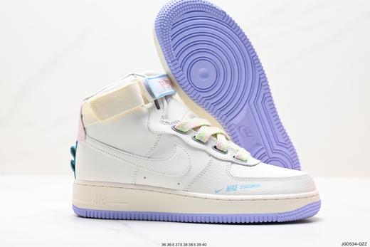 耐克Nike Air Force 1空军一号高帮休闲运动板鞋CO4810-111女鞋 商品图4