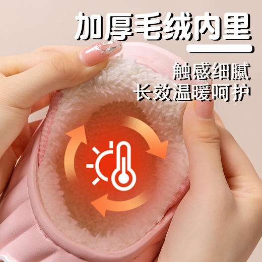 「六色可选！防水防滑款」防水棉拖鞋女士秋冬季新款居家室内踩屎感包跟外穿保暖月子棉鞋女 商品图3