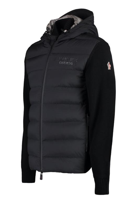 【欧洲专柜直通车预定特惠秒】Moncler 蒙口/盟可睐 带衬垫前幅开衫鹅绒羊毛外套 商品图2