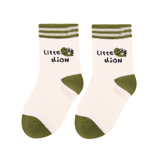 洁丽雅5双装童袜中筒袜子儿童袜新疆棉可爱印花亲肤柔软袜子韩系 商品图5