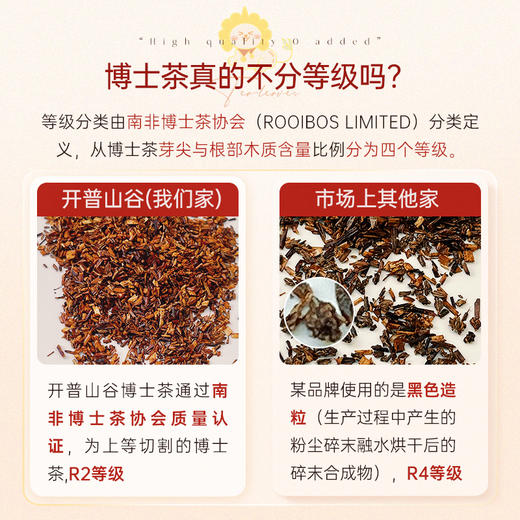 南非博士茶路易波士茶国宝茶线叶金雀花茶原味铁罐装150G/罐，2罐/套 商品图3