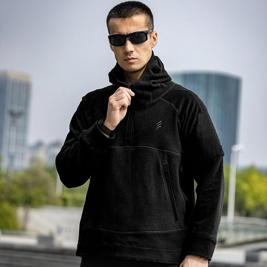 鹰爪Polartec保暖透气P300连帽抓绒衣 商品图4