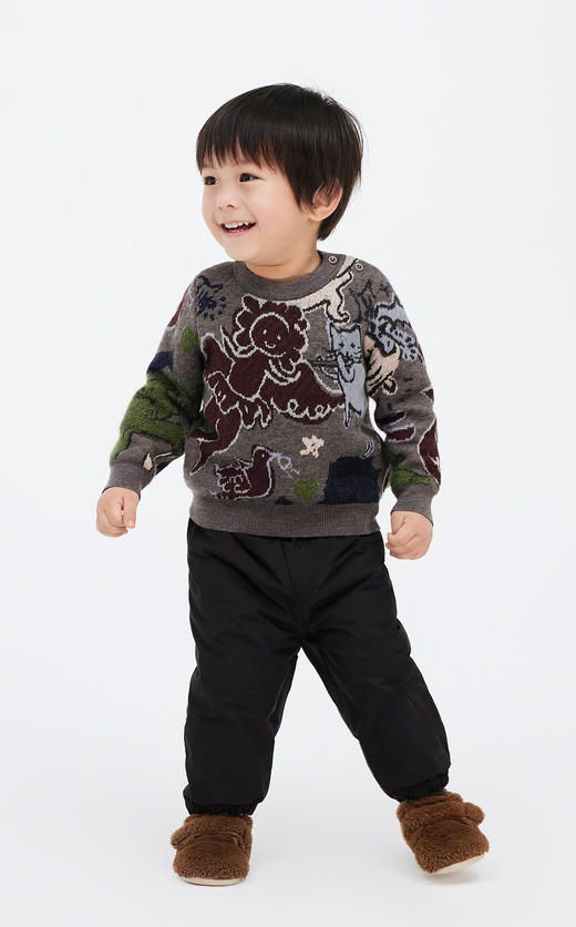 jnby  23年冬款  长袖套头毛衫 YNB310210 商品图7