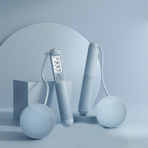 【Umay 佑美运动】杭州亚运会官方指定健身器材-佑美计数跳绳（无绳硅胶球）TS50 商品图0