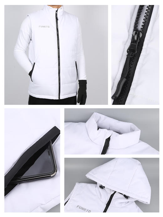 蜂锐FUNRYO全定制防寒马甲连帽马甲 短款棉服 长款棉服 商品图4