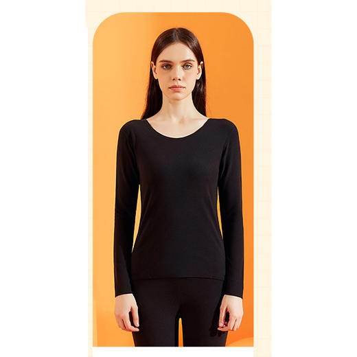 【1件99元，2件179元】水汇棉坊女士保暖套头套装-6234506 商品图1