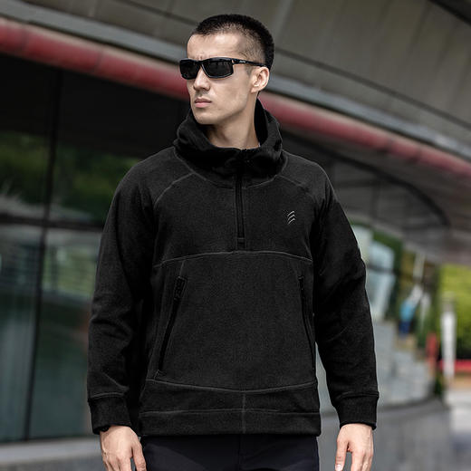 鹰爪Polartec保暖透气P300连帽抓绒衣 商品图3