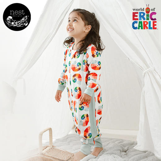 【Nest Designs】卡尔联名系列 婴儿睡袋秋冬四层纱布长袖分腿睡袋 商品图1