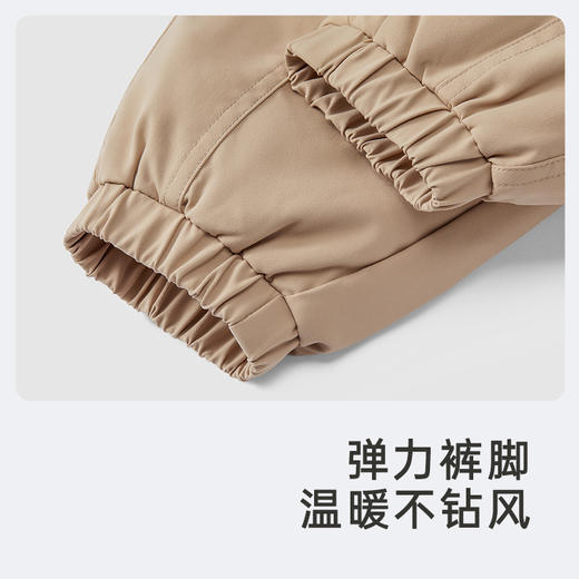 英氏童装加厚外出羽绒裤冬季防寒保暖羽绒长裤超韧绒 商品图4