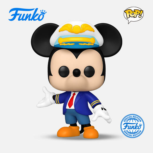 Funko POP Disney Pilot Mickey Mouse动画 迪士尼飞行员米奇限定款手办 66376 商品图0