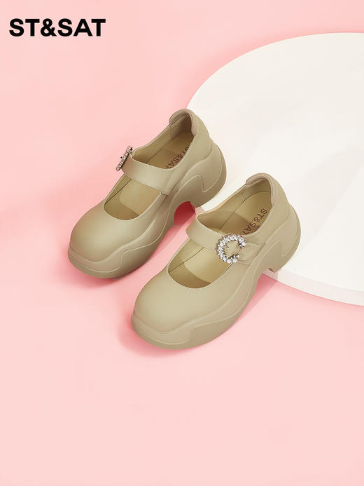 星期六水钻装饰厚底玛丽珍鞋SS33111105 商品图2