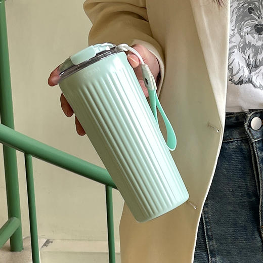 GOOM星野咖啡杯 316不锈钢 580ml大容量咖啡杯（GM-22AW-K2） 商品图5