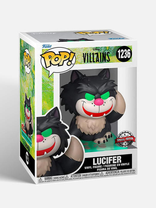 Funko POP  Disney Villains Lucifer动画 迪士尼反派路西法猫限定款手办 66372 商品图3