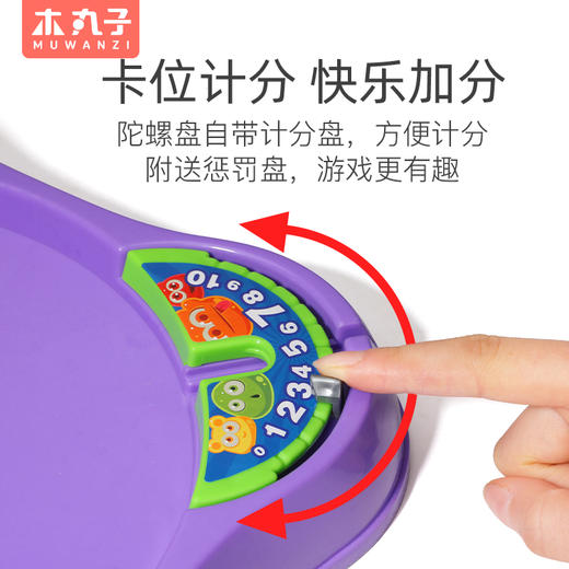 对战指尖陀螺战斗盘玩具儿童桌面互动游戏套装抽拉式男孩生日礼物 商品图3