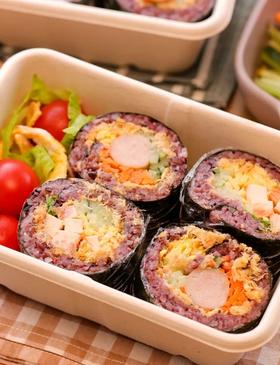  三色糙米饭团 | 元气美食，好吃不胖！ 