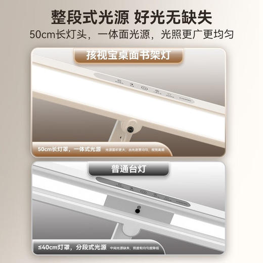 孩视宝国AA级夹式台灯护眼学习专用灯全光谱卧室床头灯读写智能夹灯TH30 商品图4