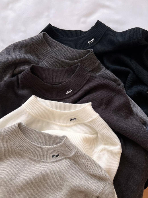 美丽诺中领打底衫 商品图8