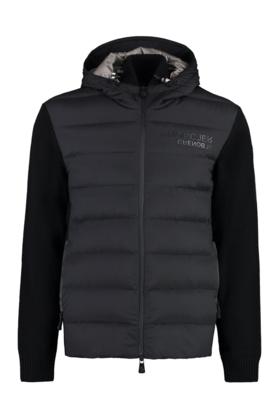 【欧洲专柜直通车预定特惠秒】Moncler 蒙口/盟可睐 带衬垫前幅开衫鹅绒羊毛外套