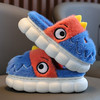 「两款可选！萌趣一冬」儿童拖鞋冬季保暖加绒加厚软底防滑男女宝宝卡通网红恐龙包跟棉鞋 商品缩略图0