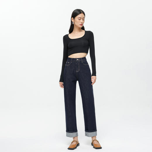 HEY+JEANS 高端系列蓄热保暖牛仔裤 7067 商品图6