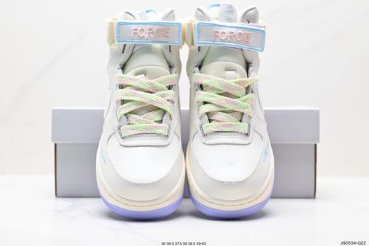 耐克Nike Air Force 1空军一号高帮休闲运动板鞋CO4810-111女鞋 商品图7